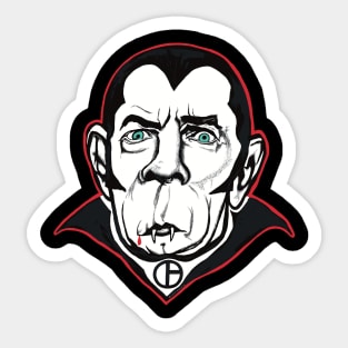 Classic Count Dracula Sticker